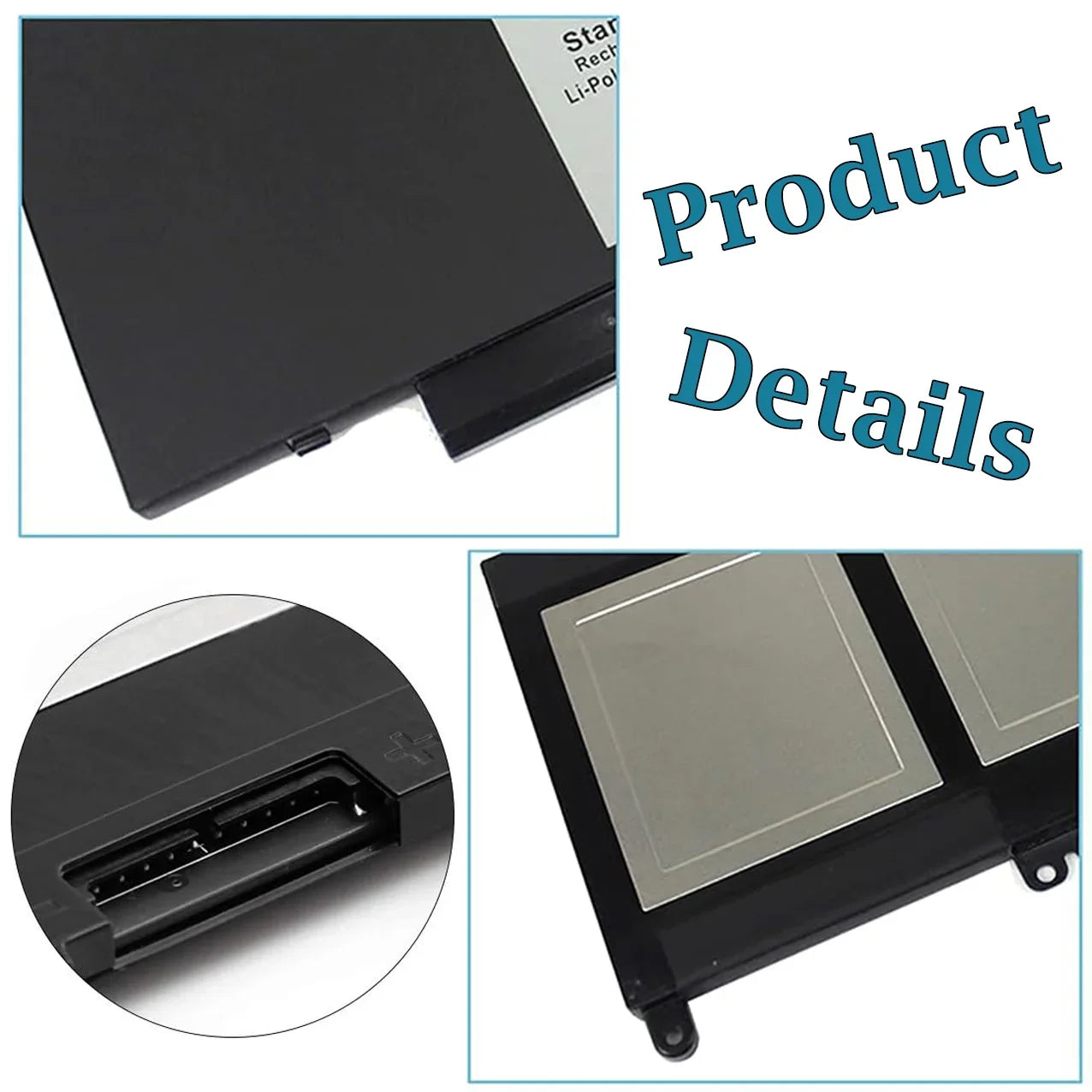 51WH Battery for E5250 E5450 E5550 3150 3160 3550 5550 5450 5250 Series Laptop Notebook G5M10 08V5GX 8V5GX WYJC2 0WYJC2 R9XM9 TXF9M VMKXM 5XFWC PF59Y 1KY05 451-BBLN 451-BBLL 451-BBLK - Exclusive Design