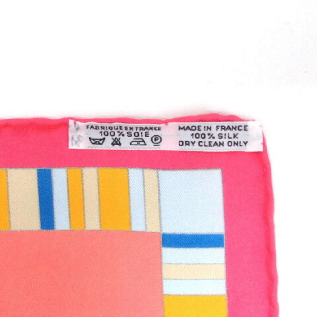 Stylish Pre-Owned Hermes Carre 90 PRIERES AU VENT Prayer in the Wind Scarf (Like New)