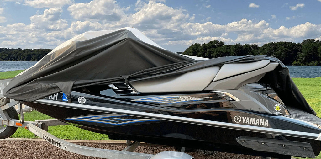 SUPER HEAVY-DUTY JET SKI COVER Compatible for Yamaha GP 1800 2018 - Exclusive Design