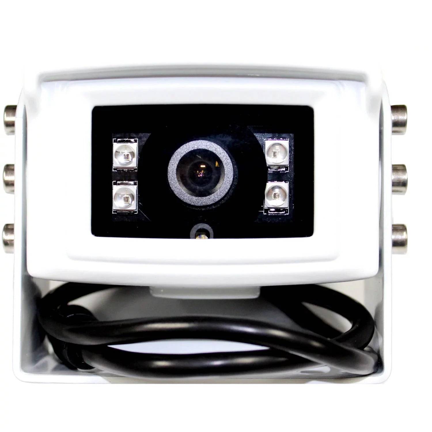 Stylish BOYO VTB301MA White Marine Bracket Camera with Built-in Mic and Night Vision
