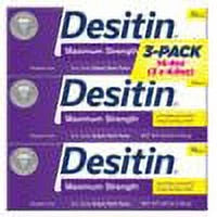 Stylish 6 PACK - Desitin Maximum Strength Paste Zinc Oxide Diaper Rush 4 Oz. each