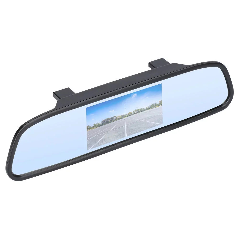 iBeam TE-CM43 4.3 Inch Clip-on Mirror Monitor (TECM43) - Exclusive Design