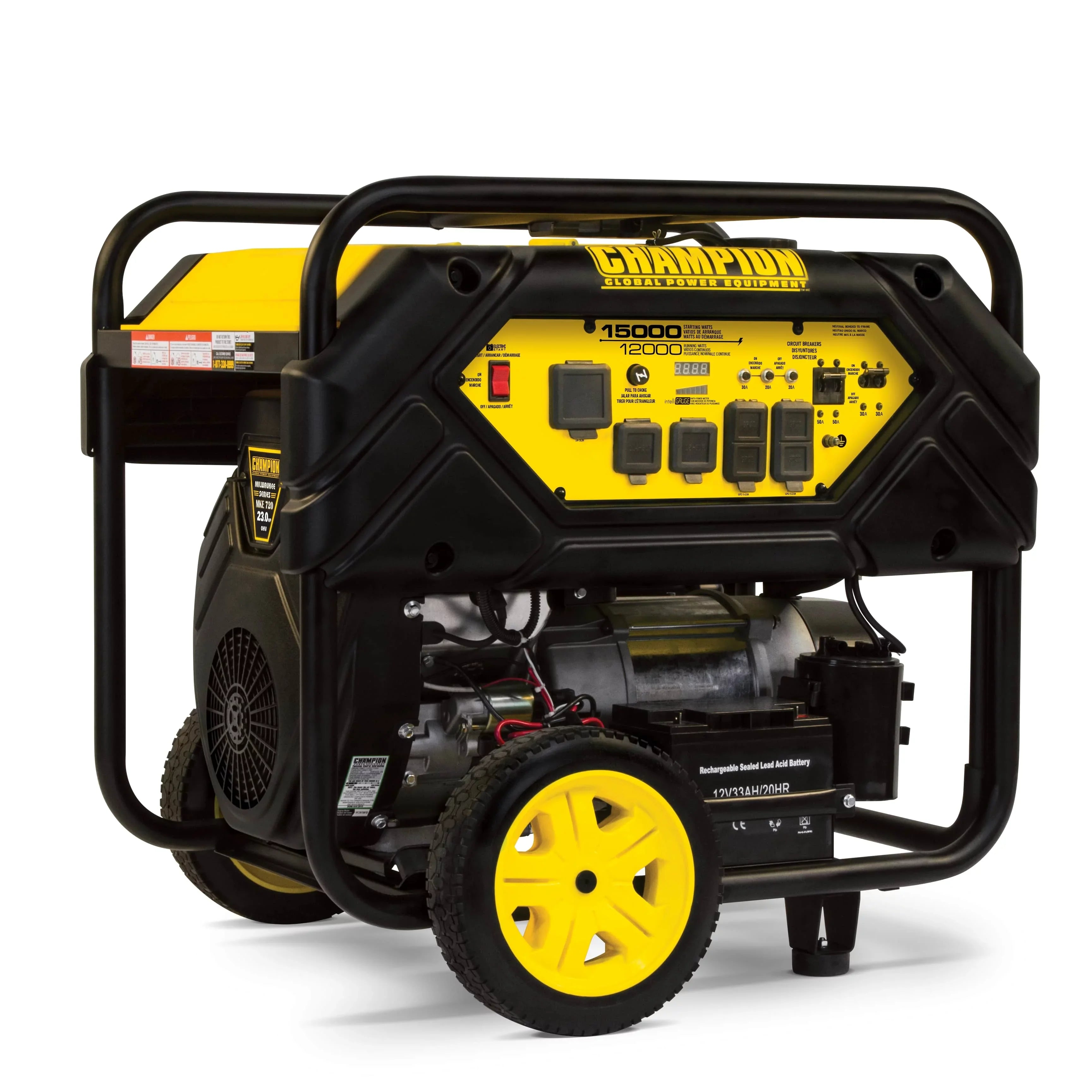 Champion Power Equipment 15,000/12,000 Watts Portable Generator with Electric Start and Lift Hook - Exclusive Design