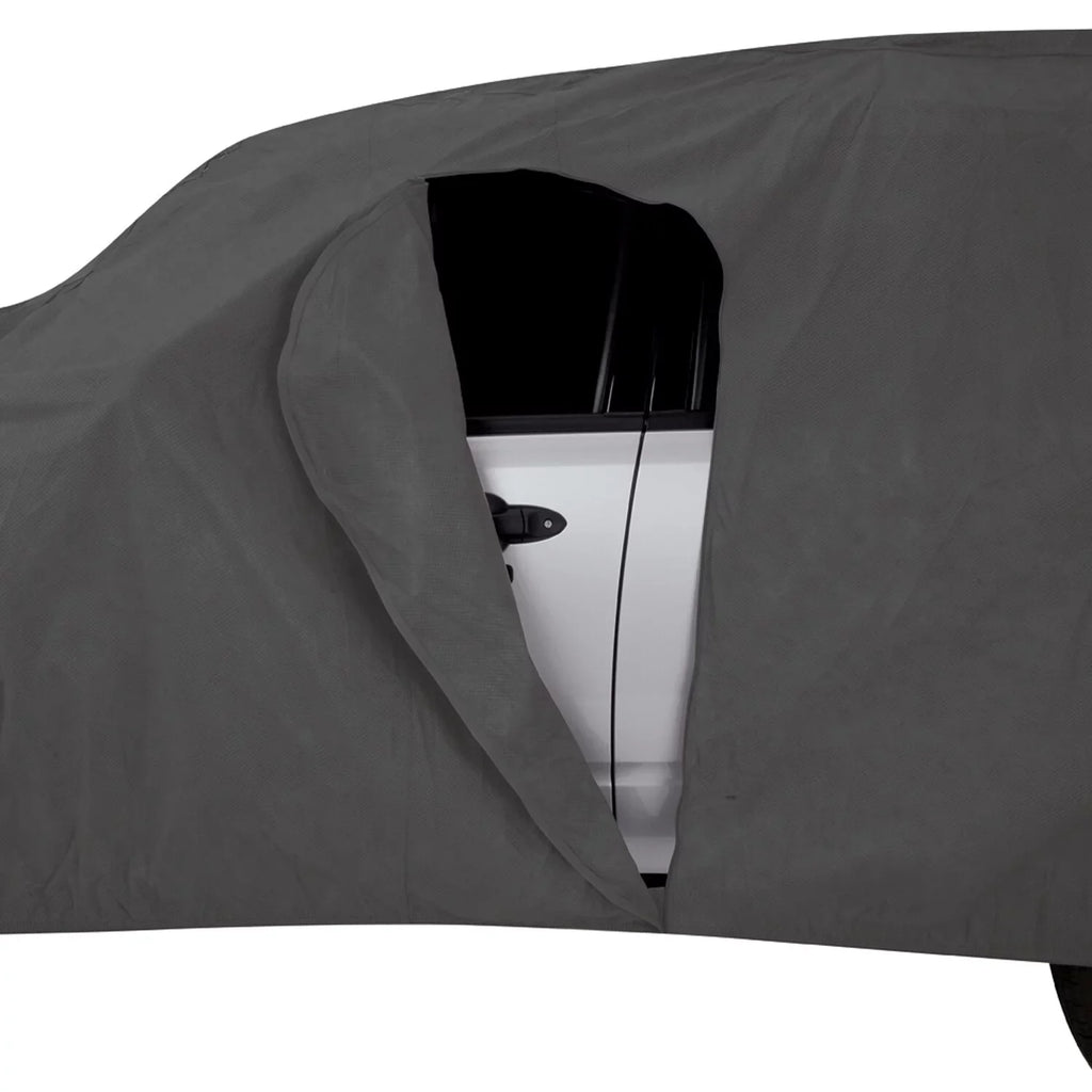 Stylish Classic Accessories OverDrive PolyPROâ¢ 3 Heavy-Duty Car Cover - Compact SUV or Truck Cover, Up to 187"L, Charcoal