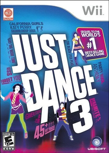 Restored Black Nintendo Wii Console with Just Dance 3 Motion Plus (Refurbished) - Exclusive Design