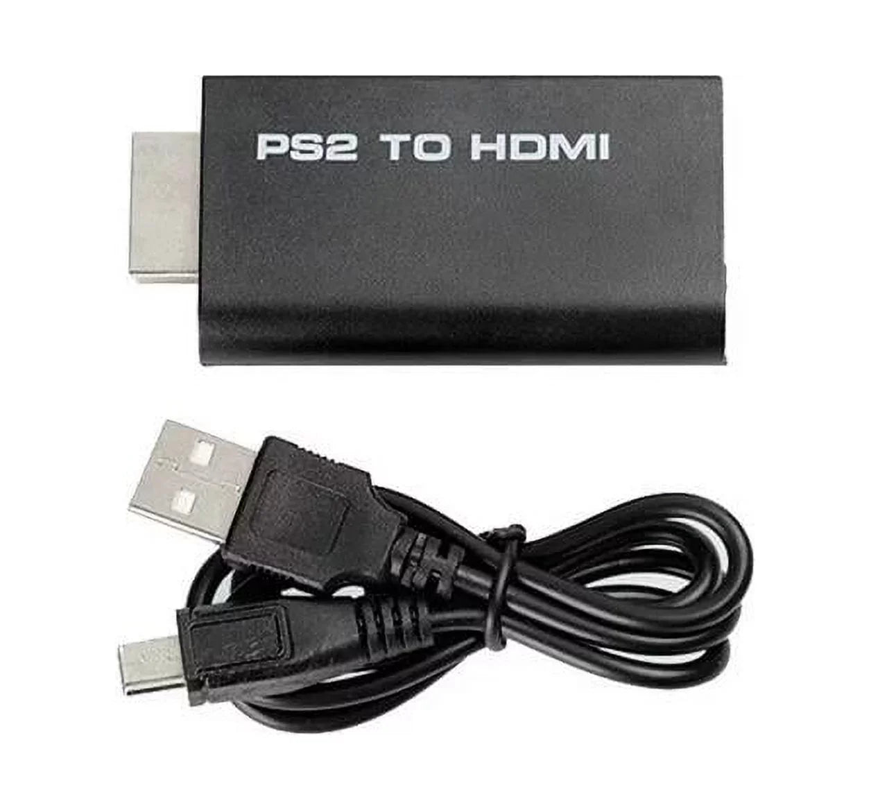 5-Packs PS2 to HDMI Converter Adapter HDMI HD Video Audio Output + USB Power Cable - Exclusive Design